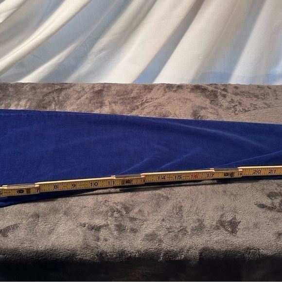 Madewell periwinkle purple corduroy velour straight  25 X 32 long pants ‎ #p1004 - Picture 5 of 7